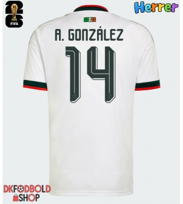Mexico Armando Gonzalez #14 Udebanetrøje VM 2026 Kort ærmer